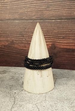 Pulsera Ónix bola lisa 4 mm