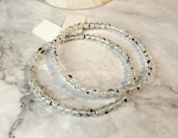 Pulsera Piedra Luna 4 mm bola lisa