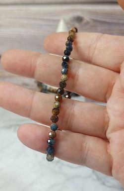 Pulsera Pietersita facetada 4 mm
