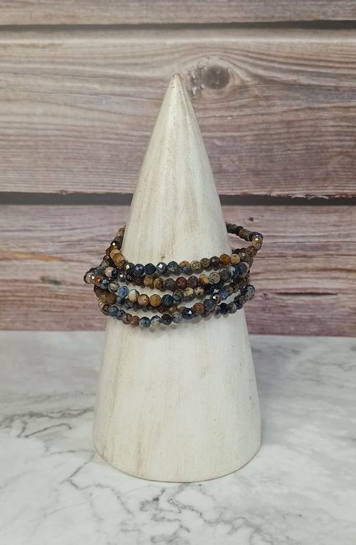 Pulsera Pietersita facetada 4 mm