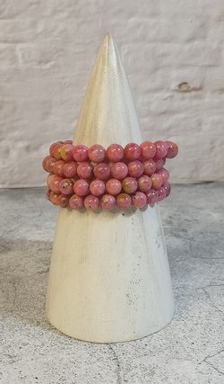 Pulsera Rodonita bola 8 mm