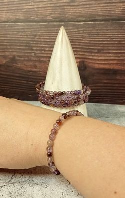 Pulsera Super 7 en bola de 4 mm