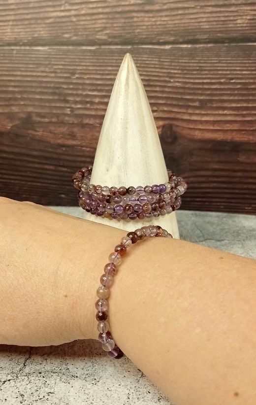 Pulsera Super 7 en bola de 4 mm