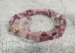 Pulsera Super 7 (Melodi) facetada 4 mm