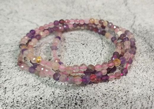 Pulsera Super 7 (Melodi) facetada 4 mm