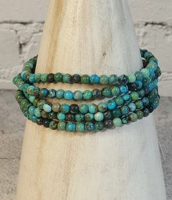 Pulsera Turquesa bola 4 mm