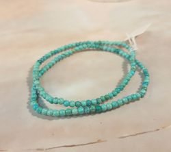 Pulsera Turquesa bola 3 mm