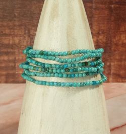 Pulsera Turquesa bola 3 mm