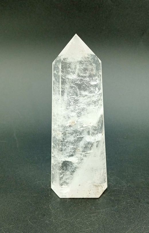 Punta cuarzo cristal de roca
