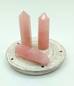 Punta de Cuarzo rosa