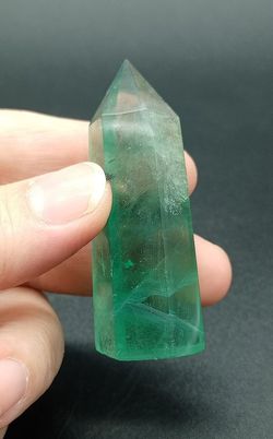 Punta de Fluorita verde
