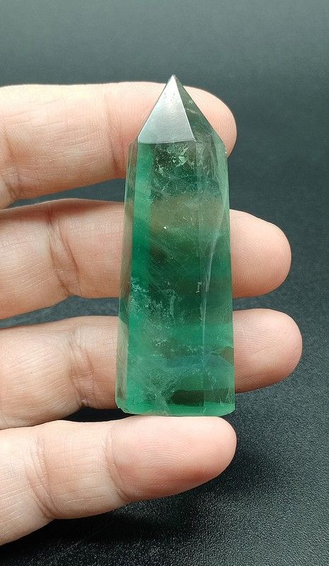 Punta de Fluorita verde