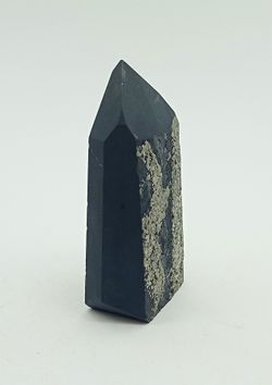 Punta de Shungita con Pirita