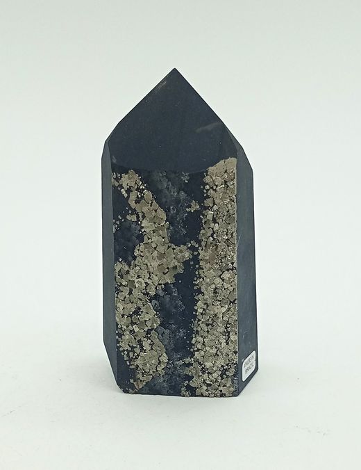 Punta de Shungita con Pirita