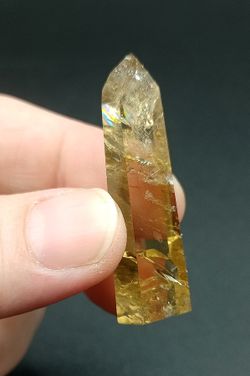 Punta pulida Cuarzo citrino