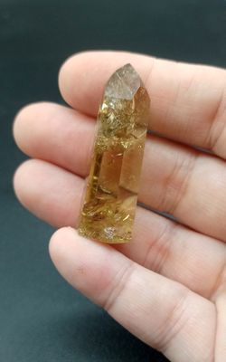 Punta pulida Cuarzo citrino