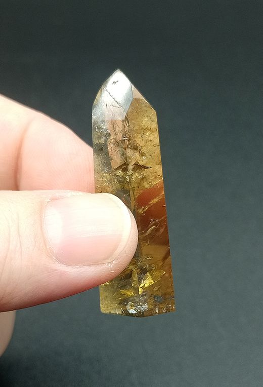 Punta pulida Cuarzo citrino