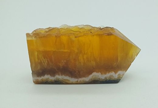 Punta semi pulida Fluorita amarilla