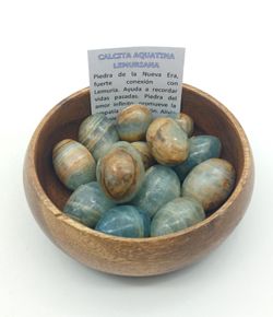 Rodado Calcita Aquatina Lemuriana