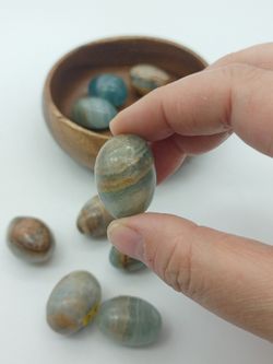 Rodado Calcita Aquatina Lemuriana