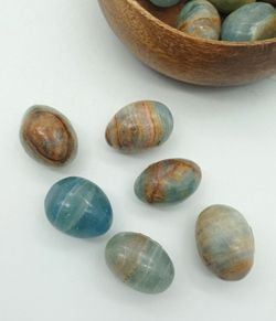 Rodado Calcita Aquatina Lemuriana