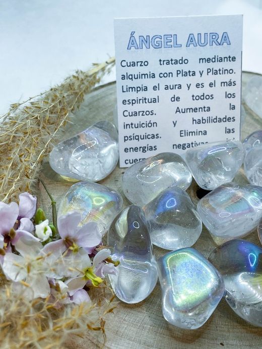 Rodado Cuarzo Ángel aura