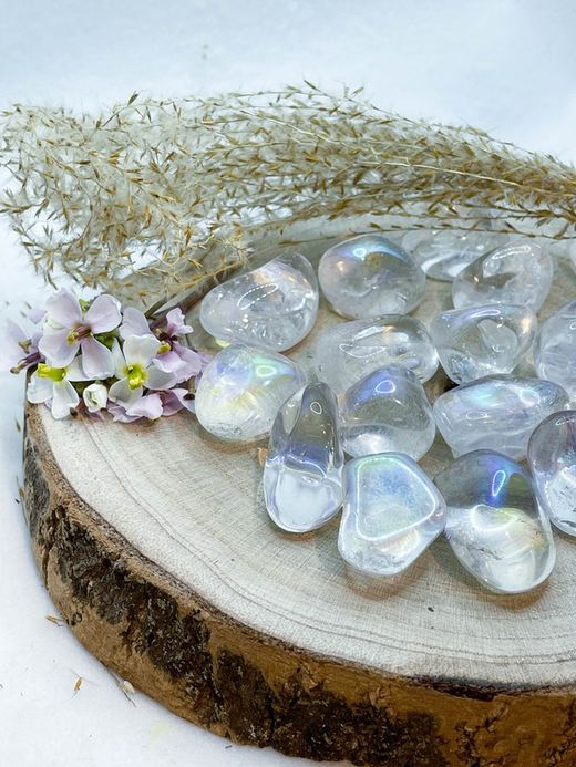 Rodado Cuarzo Ángel aura