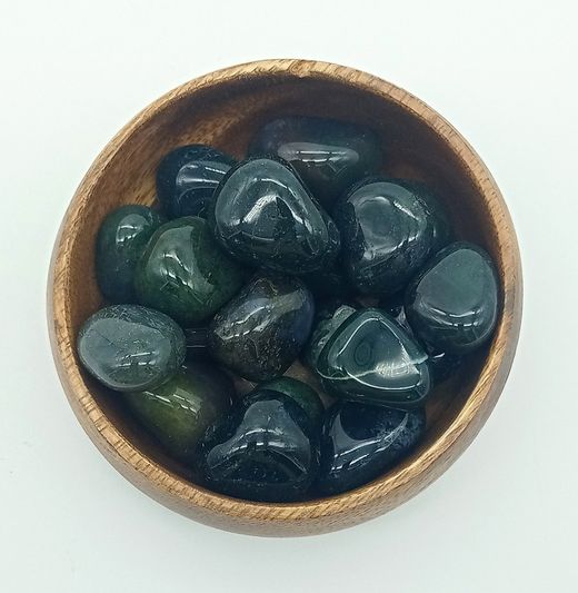 Rodado de Ágata musgosa