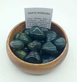 Rodado de Ágata musgosa