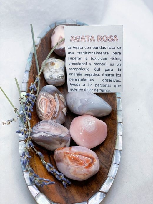 Rodado de Ágata rosa