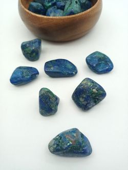 Rodado de Azurita y Malaquita