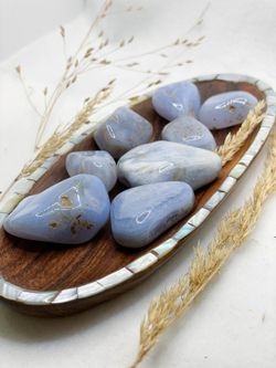 Rodado de Calcedonia azul