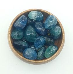 Rodado de Fluorita azul