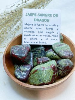 Rodado de Jaspe Sangre de Dragón