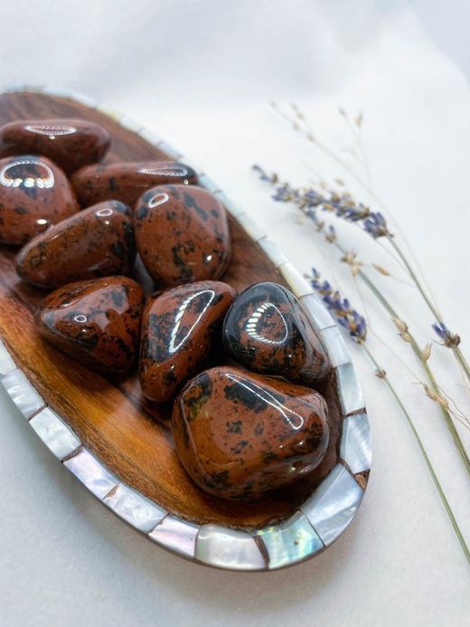 Rodado de Obsidiana Caoba