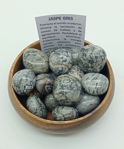 Rodado Jaspe gris