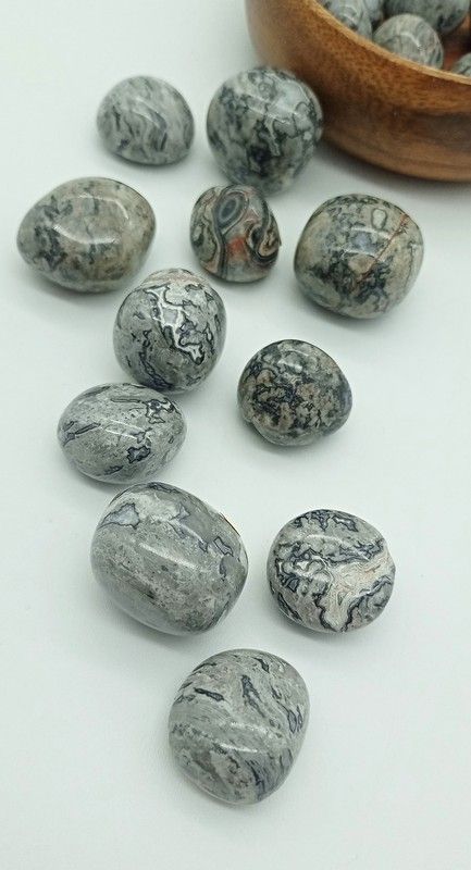 Rodado Jaspe gris