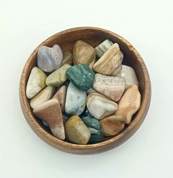 Rodados de Calcedonia de saturno