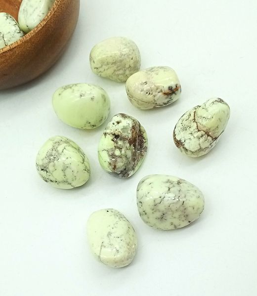 Rodados de Crisoprasa limón