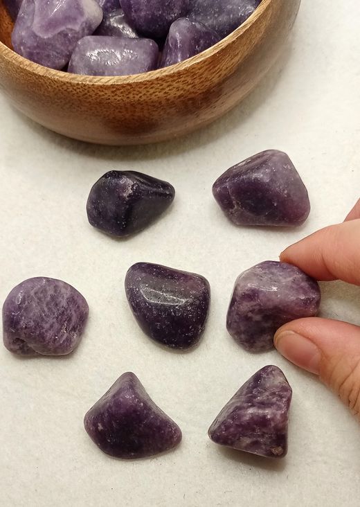 Rodados de Mica Lepidolita