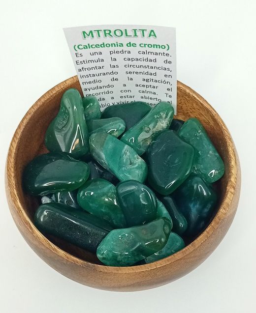 Rodados de Mtrolita (Calcedonia de cromo)