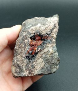 Rodocrosita cristales escalenoédricos