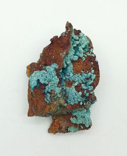 Rosasita y Auricalcita - Ex colección Folch