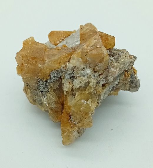 Scheelita conjunto de cristales octaédricos