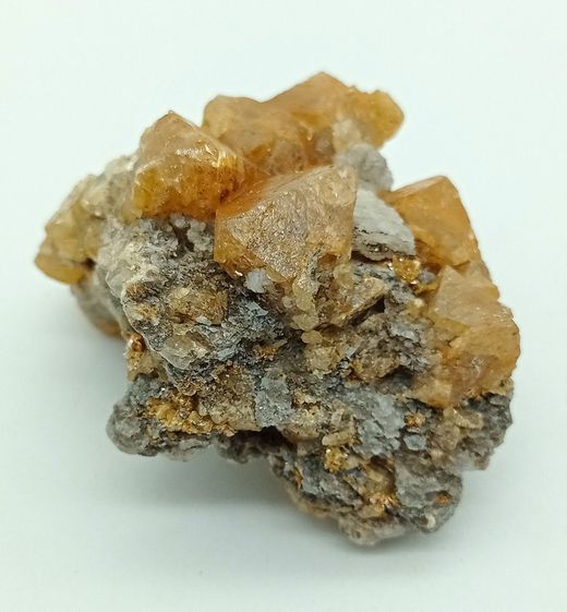 Scheelita conjunto de cristales octaédricos