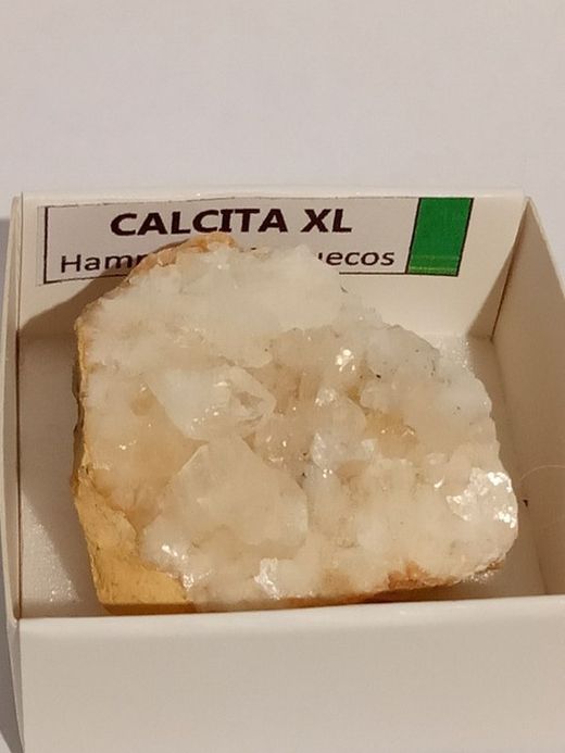 Minerales en cajita de 4x4. Serie verde