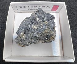 Minerales en cajita de 4x4. Serie roja.