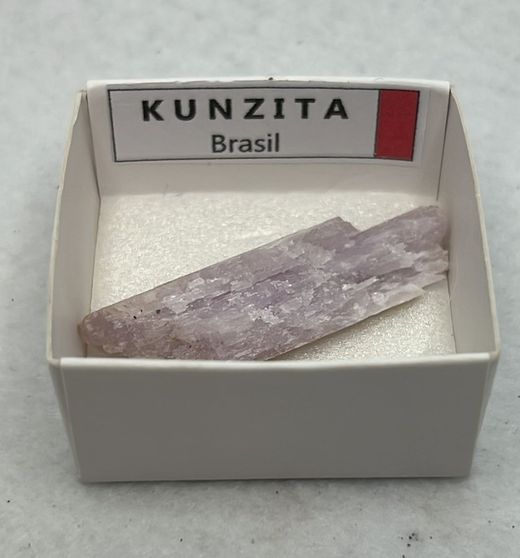 Minerales en cajita de 4x4. Serie roja.