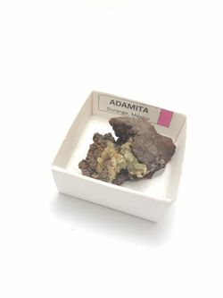 Minerales en cajita de 4x4. Serie roja.