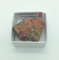 Minerales en cajita de 4x4. Serie roja.